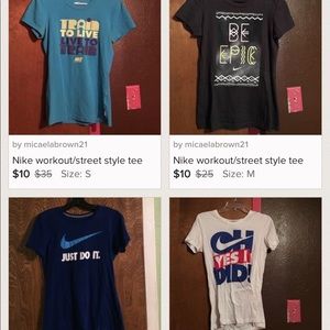 Nike t shirt bundle